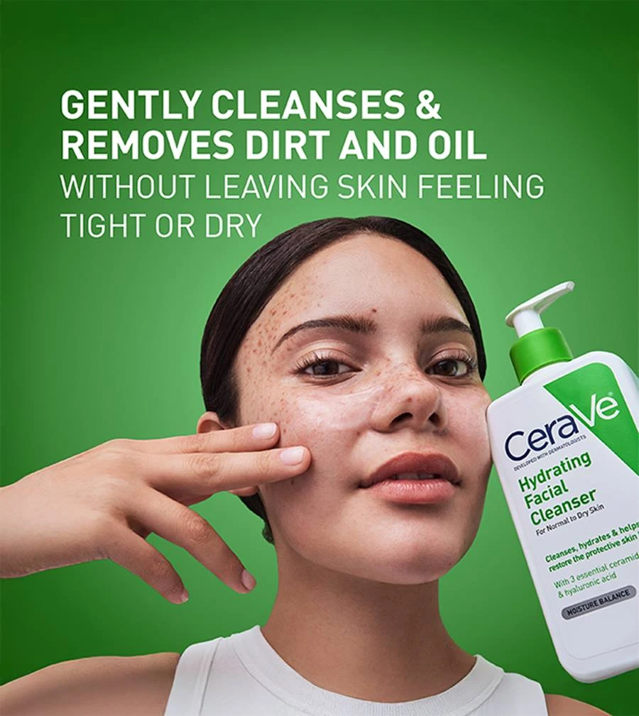 Cerave Hydrating Facial Cleanser For Normal To Dry Skin – image 2