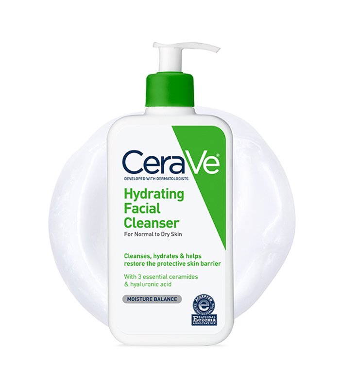 Cerave Hydrating Facial Cleanser For Normal To Dry Skin
